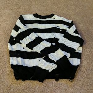 Oversized hole-y sweater